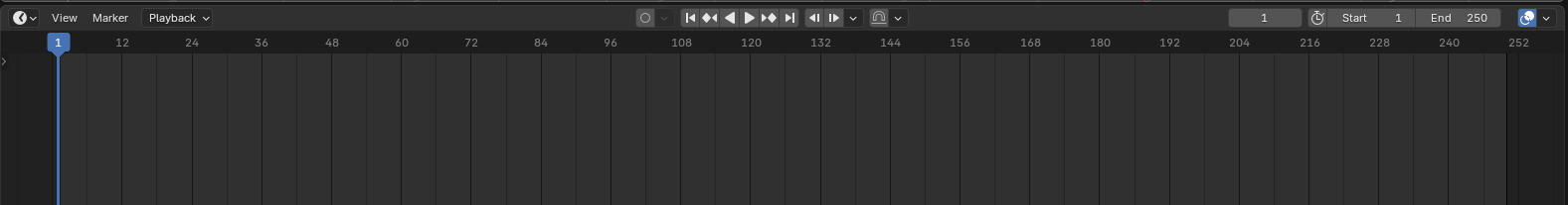 Blender Animation Tab