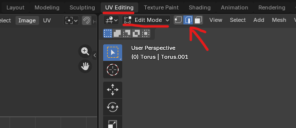 UV Editing Tab